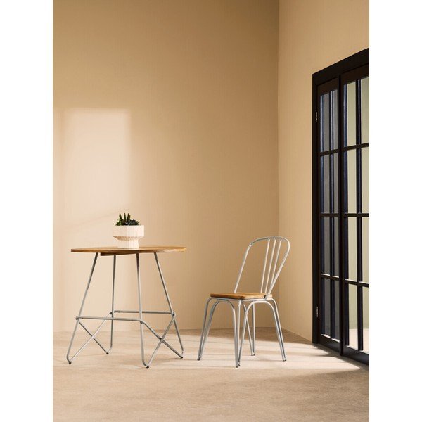 Okrugao blagovaonski stol od čvrstog brijesta ø 80 cm District – Premier Housewares-image-1
