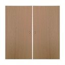 Vrata u dekoru hrasta za modularni sustav polica 2 kom 32x66 cm Mistral Kubus - Hammel Furniture