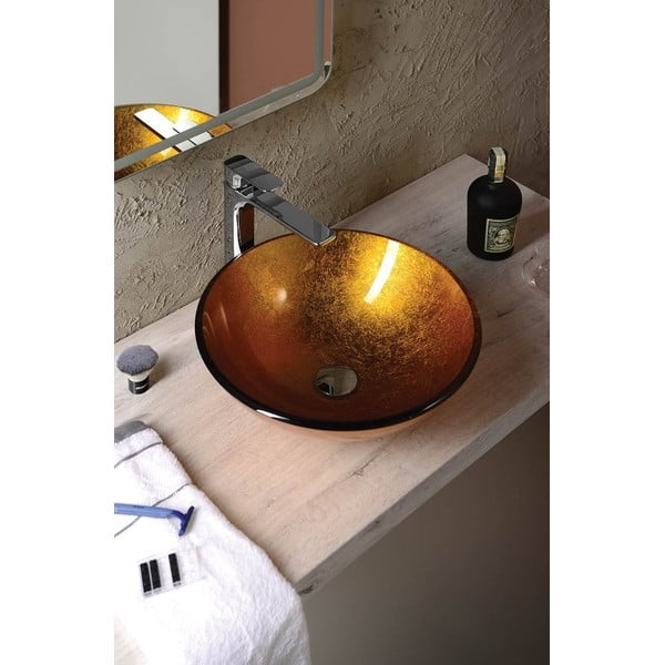 Stojeća slavina za umivaonik u sjajno srebrnoj boji Spy – Sapho-image-4