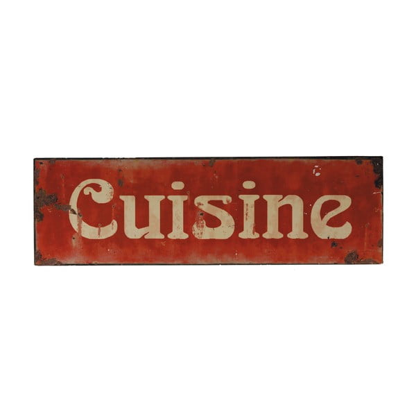 Metalni natpis Antic Line Cuisine, 49 x 15 cm