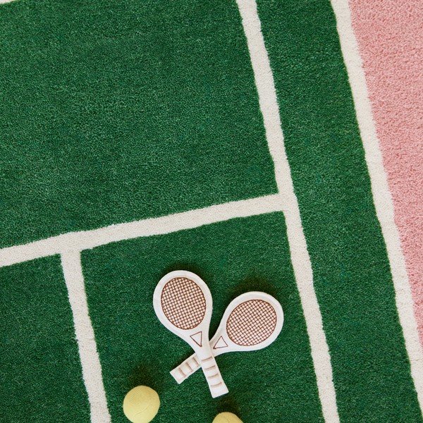 Dječji tepih za igru od mješavine vune 88x150 cm Tennis – OYOY Mini-image-3