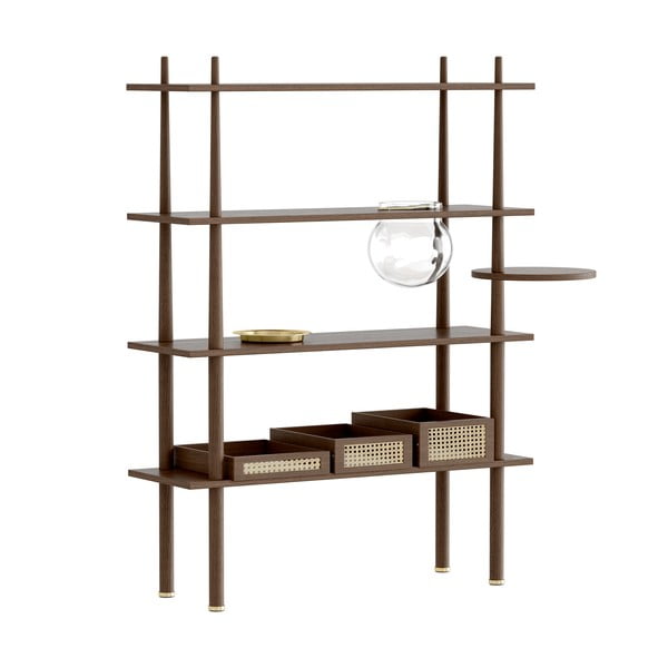 Smeđa komponenta za modularni sustav polica u dekoru hrasta 35x18 cm Stories – UMAGE-image-1