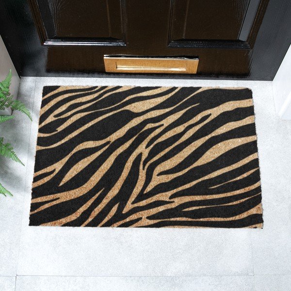Otirač od kokosovih vlakana 40x60 cm Zebra – Artsy Doormats-image-2