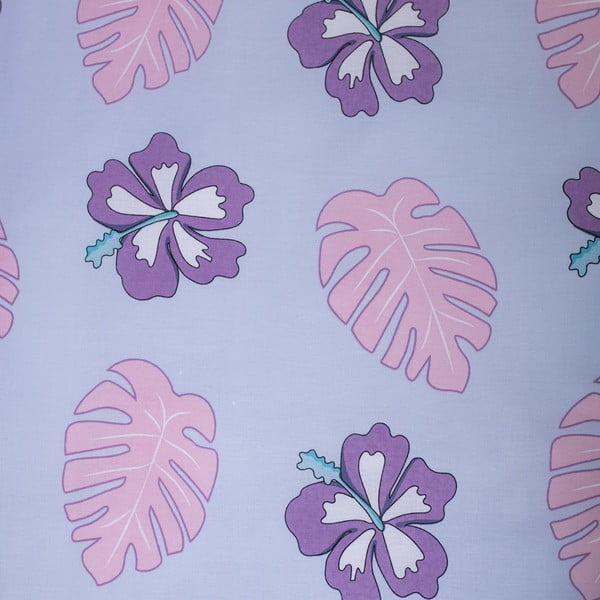 Plava/ljubičasta pamučna dječja posteljina za krevet za jednu osobu 140x200 cm Lilo and Stitch "Cute" – Jerry Fabrics-image-4