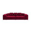 Crvena baršunasta sofa 320 cm Rome Velvet - Cosmopolitan Design