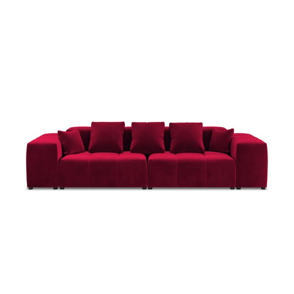 Crvena baršunasta sofa 320 cm Rome Velvet - Cosmopolitan Design