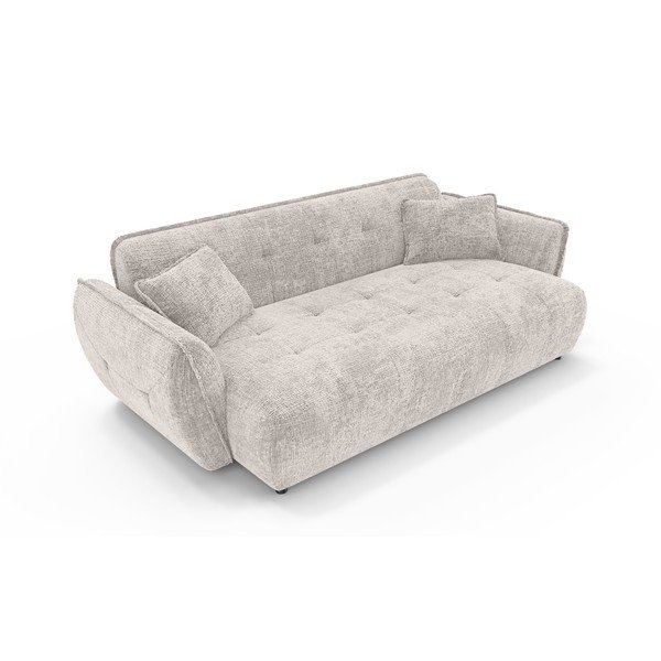 Bež sofa od šenila 250 cm Nelia Big – Ropez-image-2