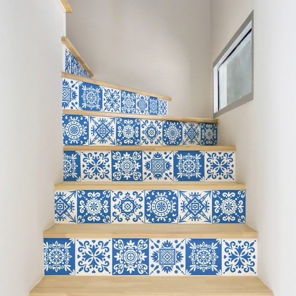 Set od 2 naljepnice za stepenice Ambiance Ambra, 15 x 105 cm