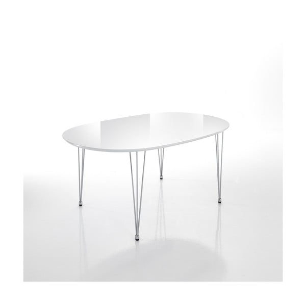 Proširiv blagovaonski stol s bijelom pločom stola 105x170 cm Elegant – Tomasucci