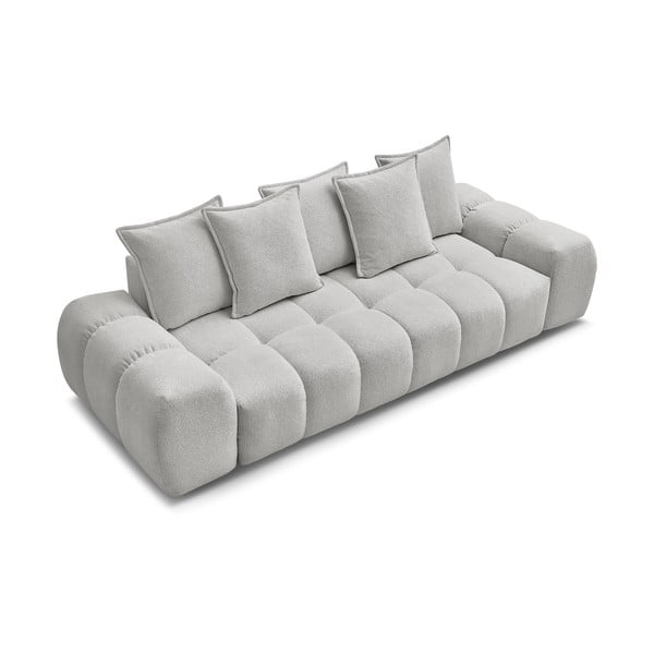 Svijetlo siva sofa od šenila 278 cm Everest – Bobochic Paris-image-4