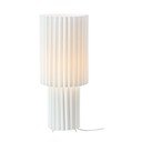 Bijela stolna lampa s tekstilnim sjenilom (visina 45 cm) Catis – Markslöjd