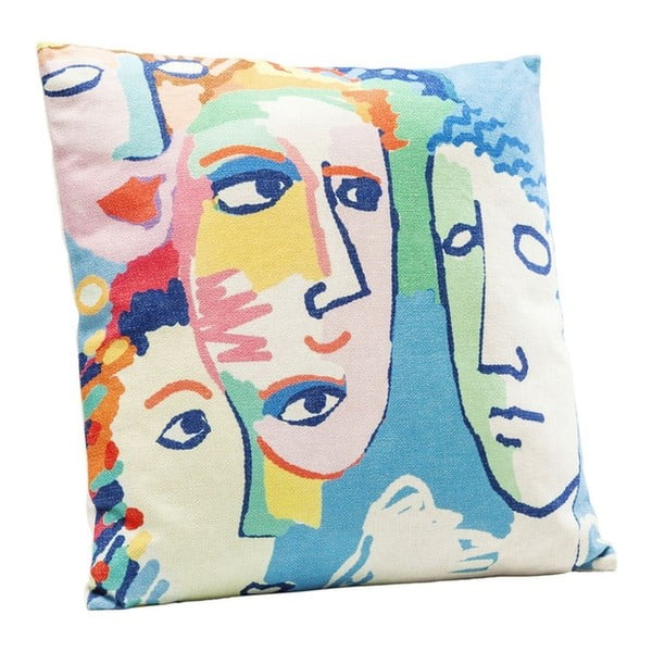 Jastuk s Kare Design Artistic motivom lica, 45 x 45 cm
