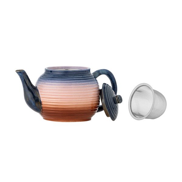Plavi/narančasti keramički čajnik s cjedilom 890 ml Tatum – Bloomingville-image-4