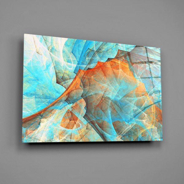 Staklena slika insigne obojenih mreža, 110 x 70 cm-image-3