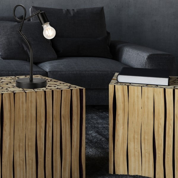 Crna stolna lampa (visina 42 cm) Harry – LAMKUR-image-2