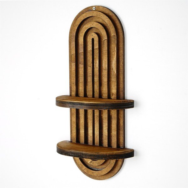 Smeđa polica s više razina 40 cm Raf – Kalune Design-image-1