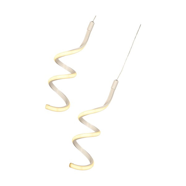 Bijela metalna LED viseća svjetiljka ø 25 cm Hilton – Squid Lighting-image-2