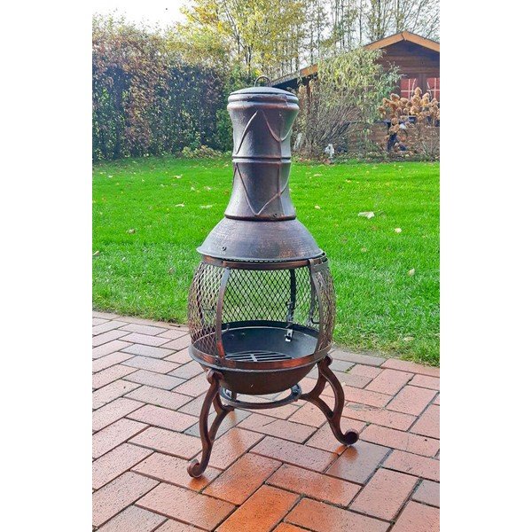 Vrtni kamin od lijevanog željeza ø 50 cm – Garden Pleasure-image-3