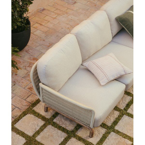 Bež podstavljena vrtna sofa Alipa – Kave Home-image-2