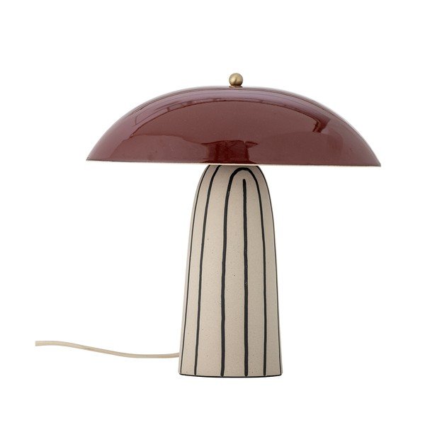 Stolna lampa keramička s metalnim sjenilom (visina 32 cm) Arvid – Bloomingville