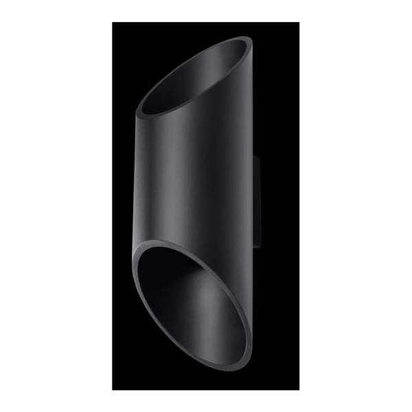 Crna zidna svjetiljka Sollux Nixon 30-image-4