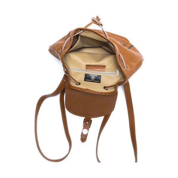 Konjak smeđi kožni ruksak Isabella Rhea br. 1200-image-3