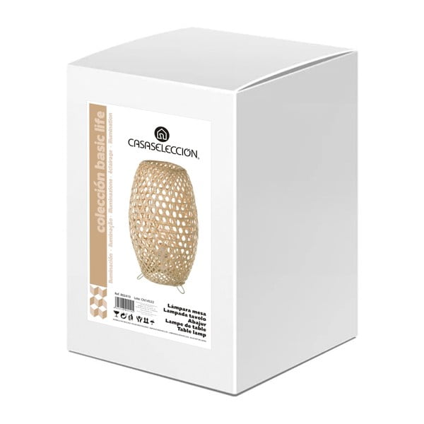 Stolna lampa u prirodnoj boji s bambusovim sjenilom (visina 36 cm) Natural Way – Casa Selección-image-3