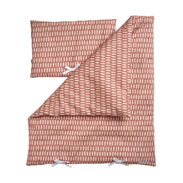 Ružičasti set posteljine i jastuka za krevet za lutkice Flexa Play