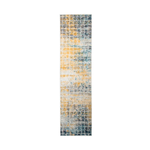 Plavo-žuti tepih Flair Rugs Urban, 60 x 220 cm