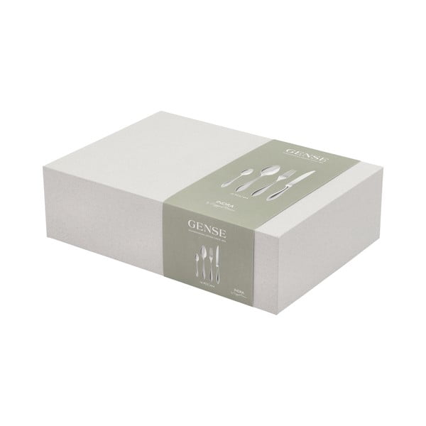 Pribor 16 kom od nehrđajućeg čelika u srebrnoj boji Indra – Gense-image-3