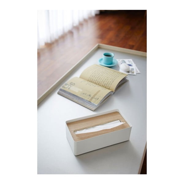Bijela kutija za papirne maramice YAMAZAKI Tsu-image-2