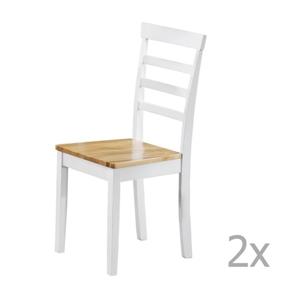 Set od 2 bijele stolice za blagovanje Støraa Molly