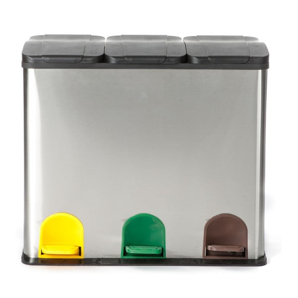Kanta za recikliranje otpada u srebrnoj boji Tomasucci Recycle, 60 l-image-1