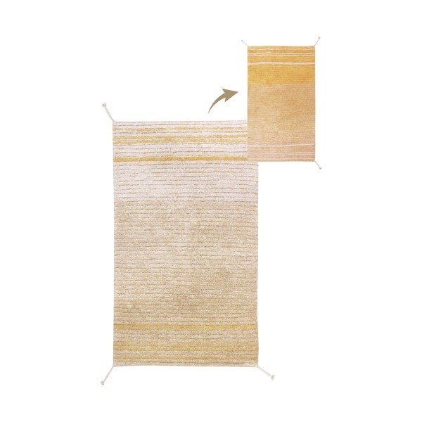 Oker žuti pamučan tepih 80x140 cm Twin Amber – Lorena Canals-image-3