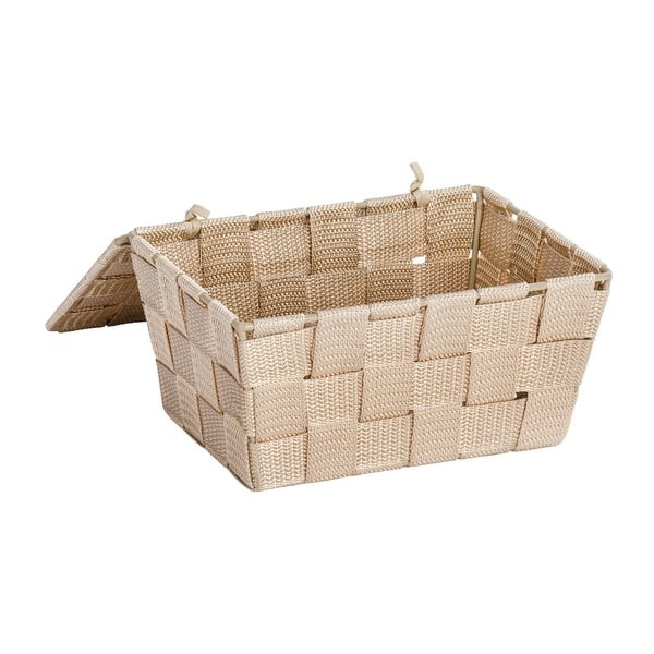Bež košara s poklopcem Wenko Adria, 14 x 19 cm-image-1