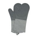 Set od 2 sive silikonske kuhinjske rukavice Wenko Oven