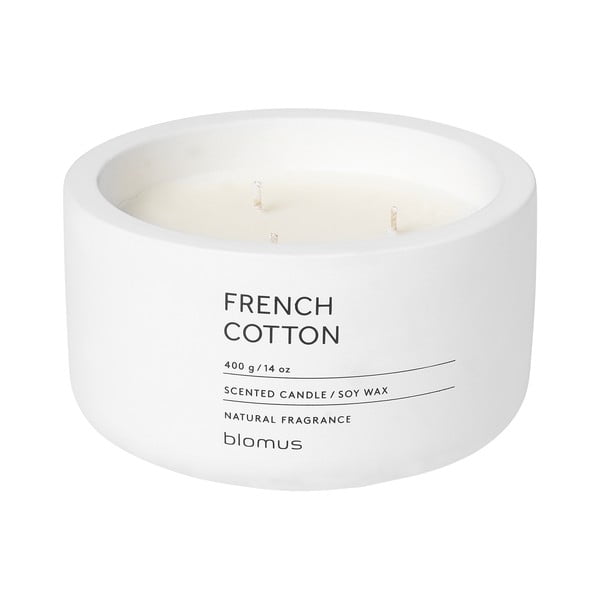 Mirisna svijeća od sojinog voska vrijeme gorenja 25 h Fraga: French Cotton – Blomus