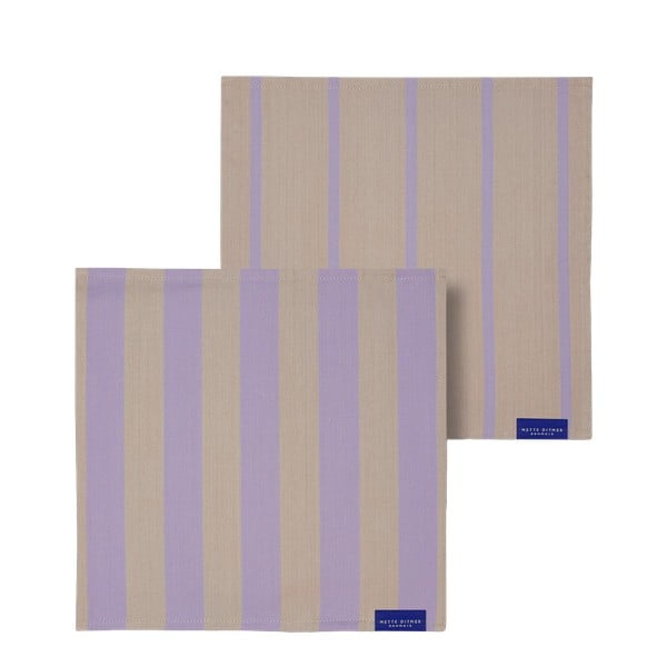Tekstilni ubrusi u setu 2 kom Stripes – Mette Ditmer Denmark