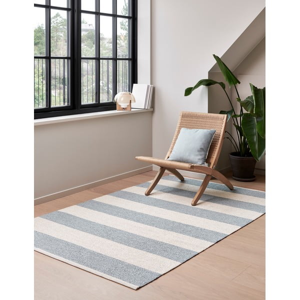 Svijetlo plava/krem unutarnja i vanjska staza 70x225 cm Bob Blue Fog – Pappelina-image-1