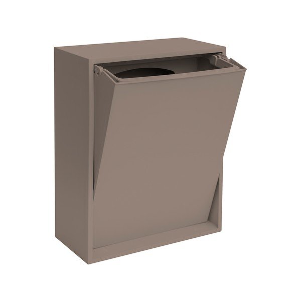 Svjetlo smeđa kanta za smeće za odvojeni otpad/zidna od reciklirane plastike Recycling Box – ReCollector