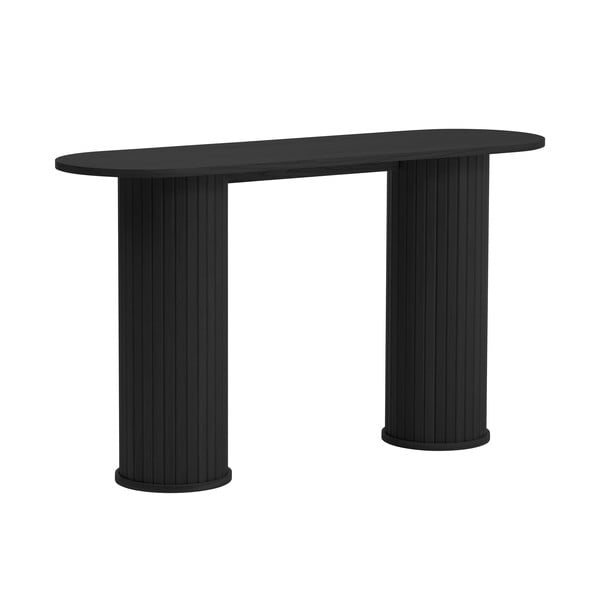 Crni pomoćni stol 40x130 cm Nola – Unique Furniture-image-2