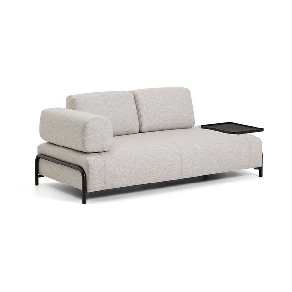 Sivo-bež sofa 220 cm Compo – Kave Home-image-2