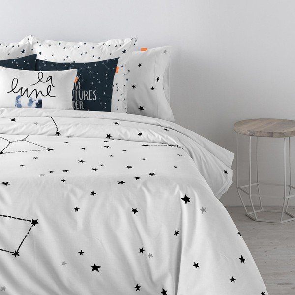 Blanc Constellation pamučna navlaka za poplun, 240 x 260 cm-image-1