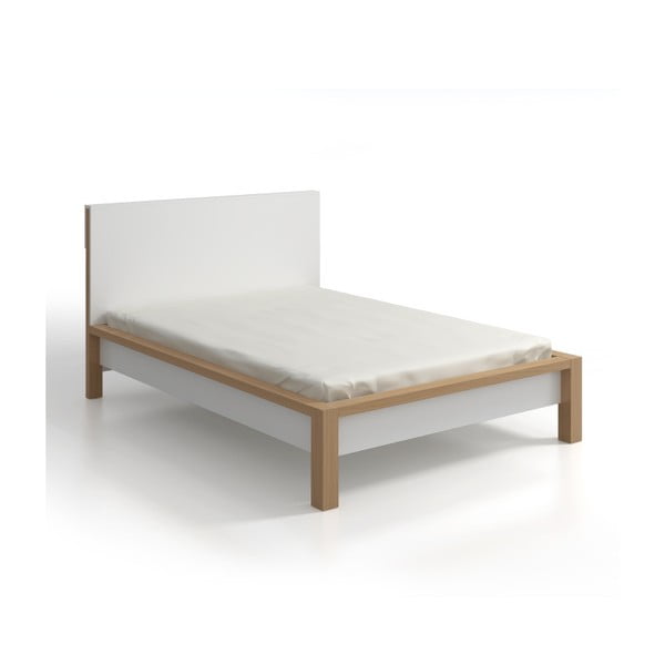 Bračni krevet od borovine sa prostorom za odlaganje stvari SKANDICA InBig, 180 x 200 cm