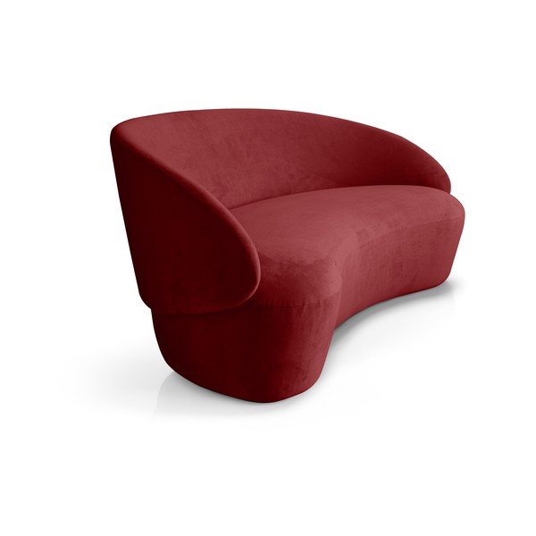 Crvena baršunasta sofa EMKO Naiva, 214 cm-image-2