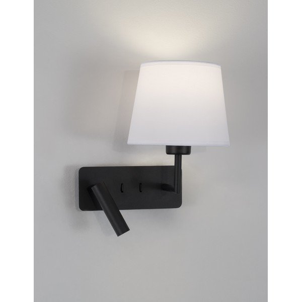 Bijela/mat crna zidna lampa aluminijska sa savitljivom konstrukcijom Savona – Nova Luce-image-4