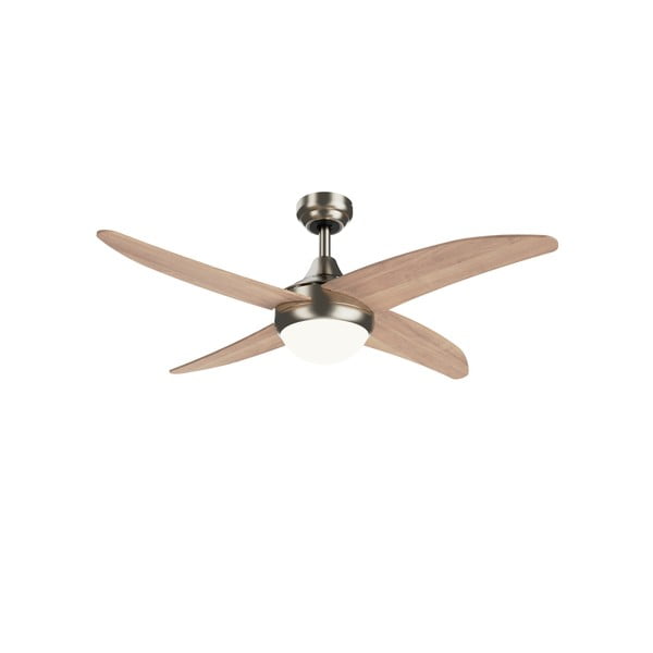 Stropna svjetiljka s tajmerom/s ventilatorom u svijetloj prirodnoj boji ø 13 cm Achilia – SULION