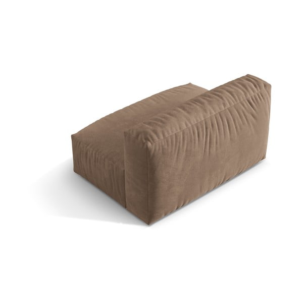 Svjetlo smeđa baršunasti modularna sjedeća garnitura (srednji modul ) Martina – Micadoni -image-2