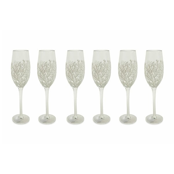 Set od 6 čaša za šampanjac Villa d&#39;Este Mare, 205 ml