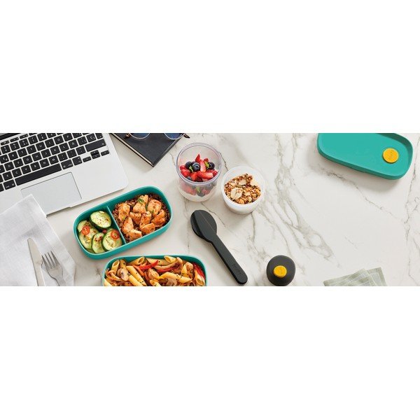 Kutija za ručak s pregradama To Go – Lékué-image-3